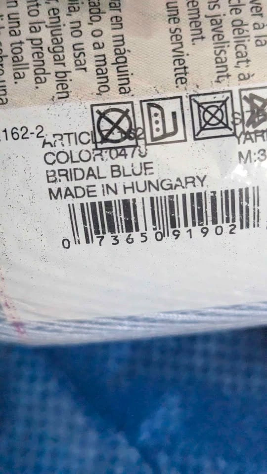 Royale Classic Crochet Thread Size 10 Bridal Blue - photo 3