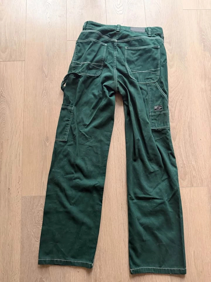 Bershka Green Cargo Jeans, European - photo 3