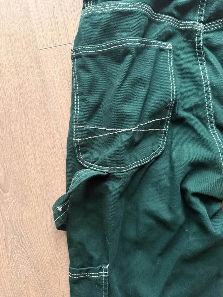 Bershka Green Cargo Jeans, European - photo 5