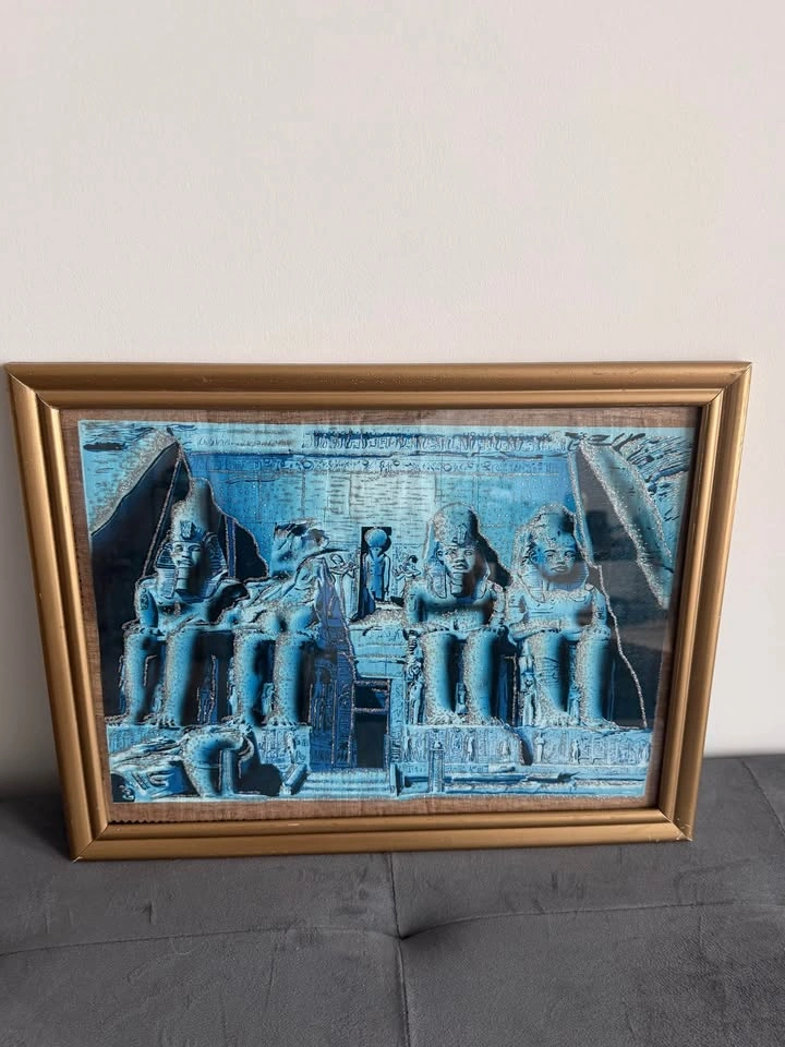 Framed Authentic Egyptian Papyrus