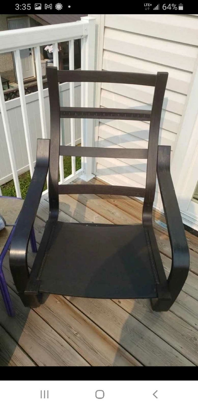 Beautiful Comfy Inside/Outside Black Cushioned Chair - photo 5