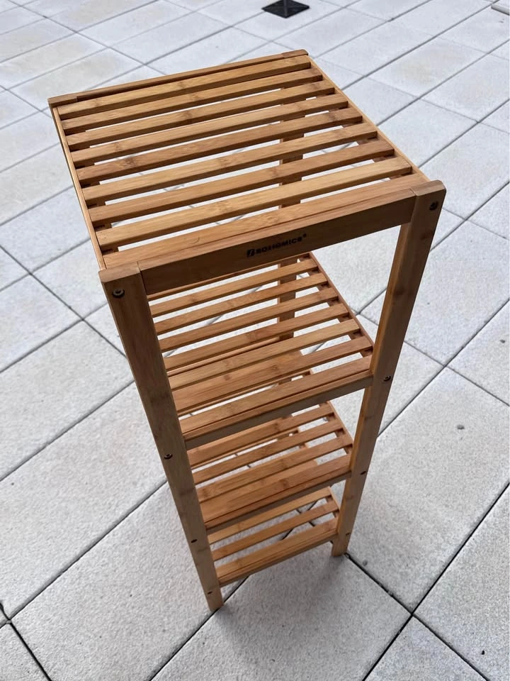 4 tiers bamboo shelves - photo 2