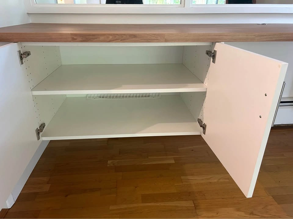 floating cabinet desk - photo 2