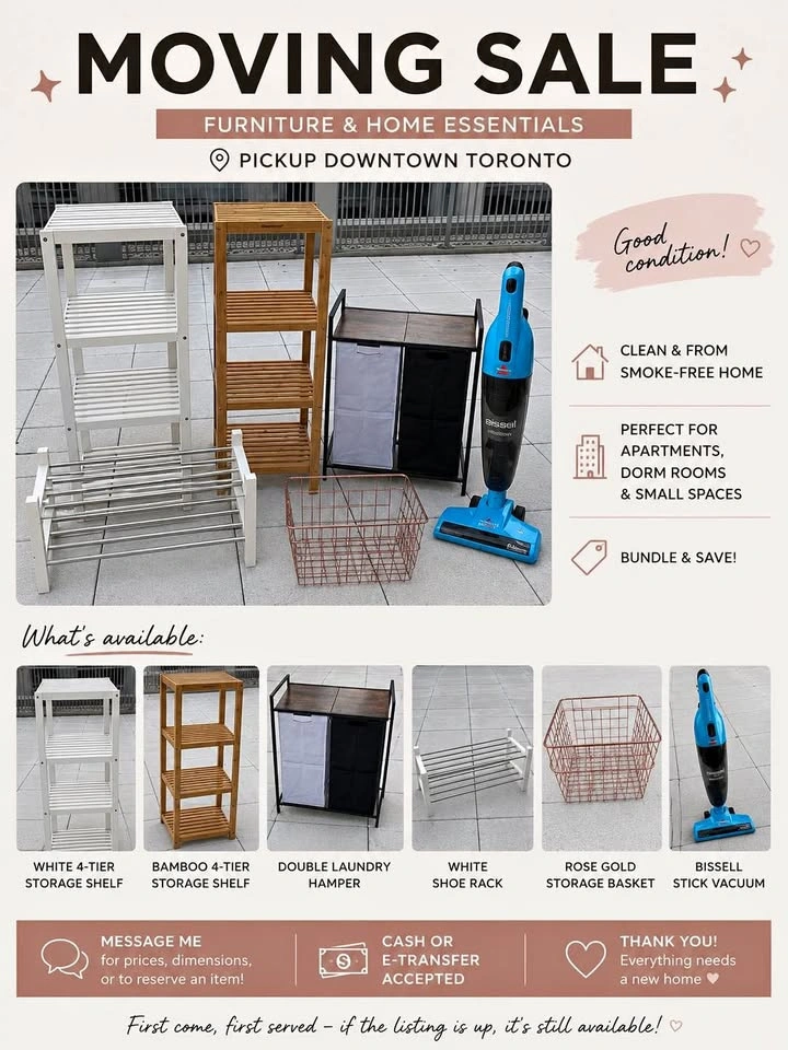 Moving Sale !