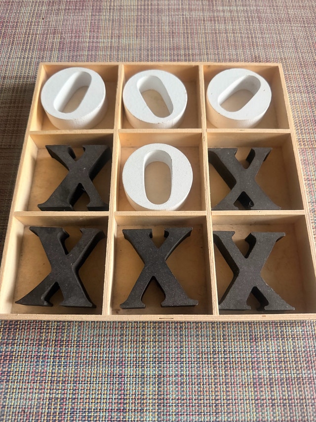 Wooden and Glass Tic-Tac-Toe Drinking Game Sets - photo 3