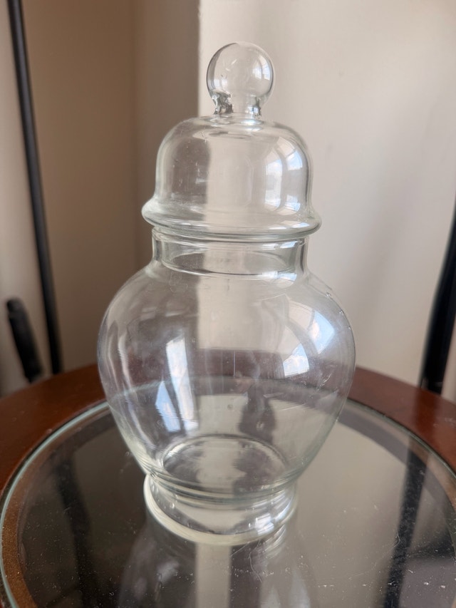 Glass Apothecary Jar with Lid - photo 3