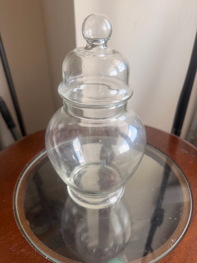 Glass Apothecary Jar with Lid - photo 4
