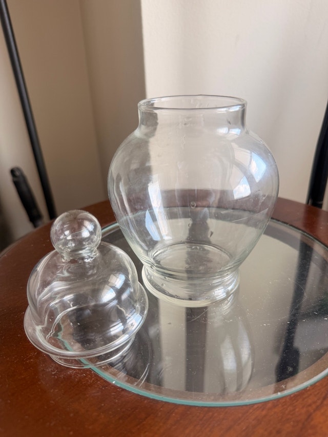 Glass Apothecary Jar with Lid - photo 5