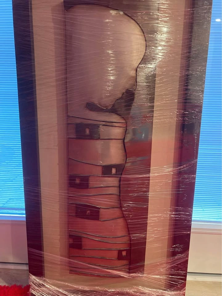 Metal wall art of a lady - photo 5