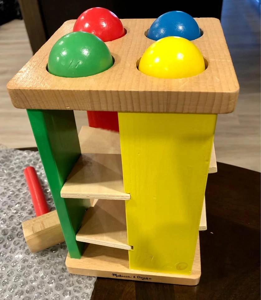 Melissa and Doug Pound and Roll tower toy with hammer - photo 3