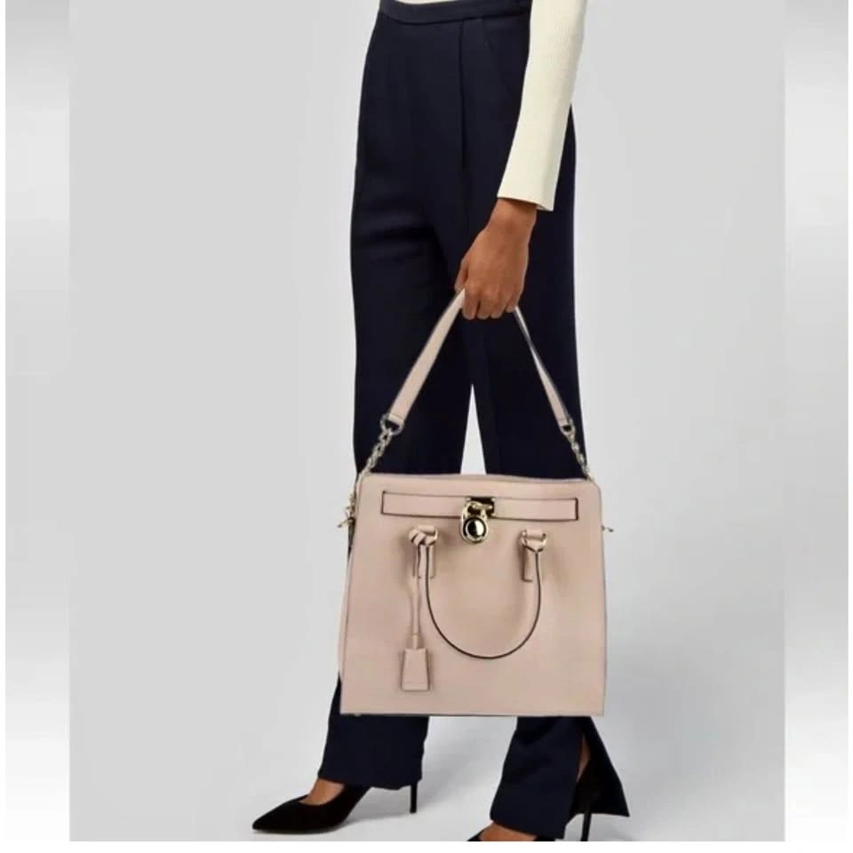 Michael Kors Hamilton Traveler Large Pale Pink Ballet Tote