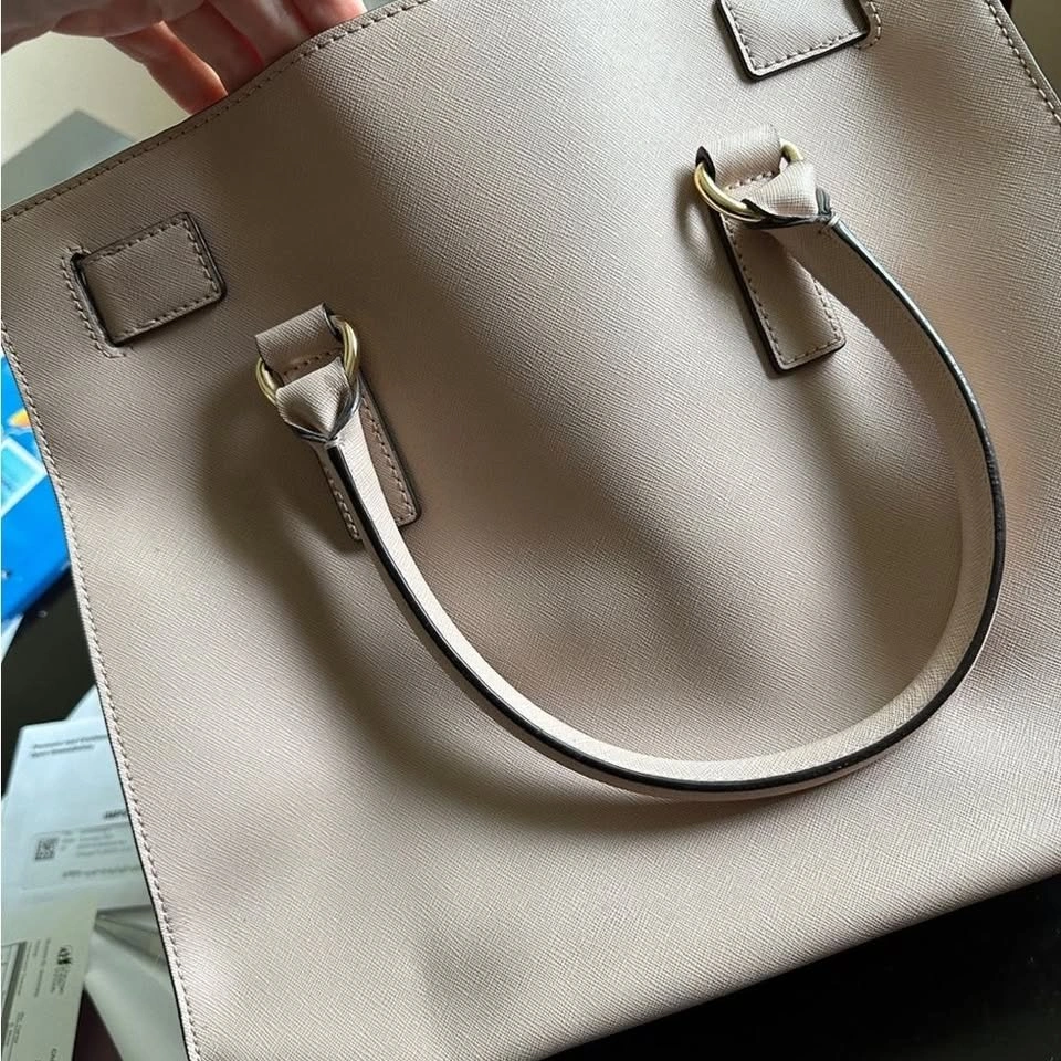 Michael Kors Hamilton Traveler Large Pale Pink Ballet Tote - photo 5