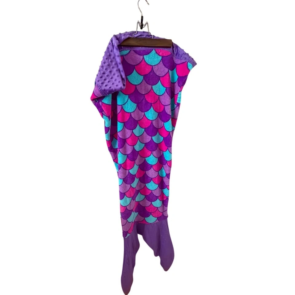 Blankie Tails Authentic Mermaid Blanket Purple Pink and Blue - photo 2