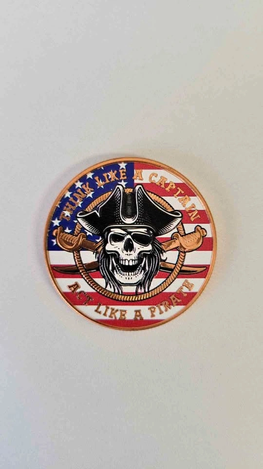 2024 Haley Bug Mint 1oz Collectible Copper - Pirate Captain