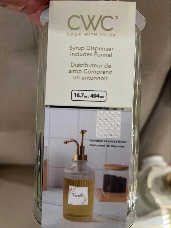 BRAND NEW Luxury Gold Coffee Bar Set – Glass Dispensers, Tray & - photo 5