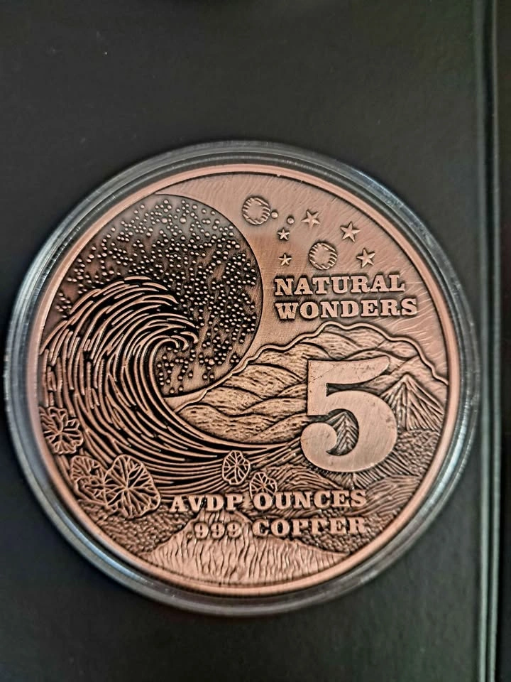 Set of 4 x 5oz Collectible 999 Fine Copper Alien, Greed, AI & Yo - photo 4