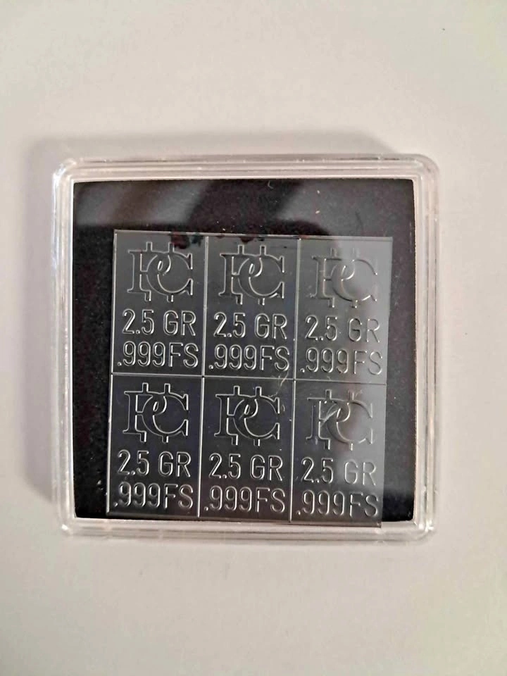6x2.5 Grain Silver Sheet in Capsule Serialized
