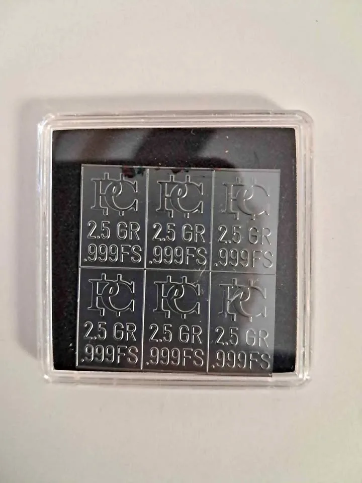 6x2.5 Grain Silver Sheet in Capsule Serialized