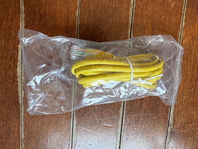 Ethernet CAT 5E cable - NEW