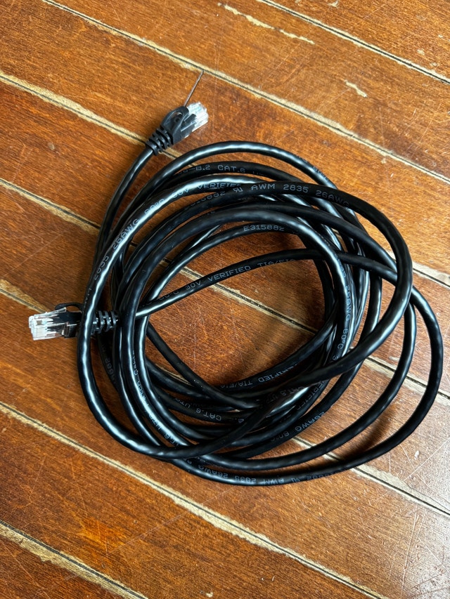 Ethernet cable CAT 6 12+ feet