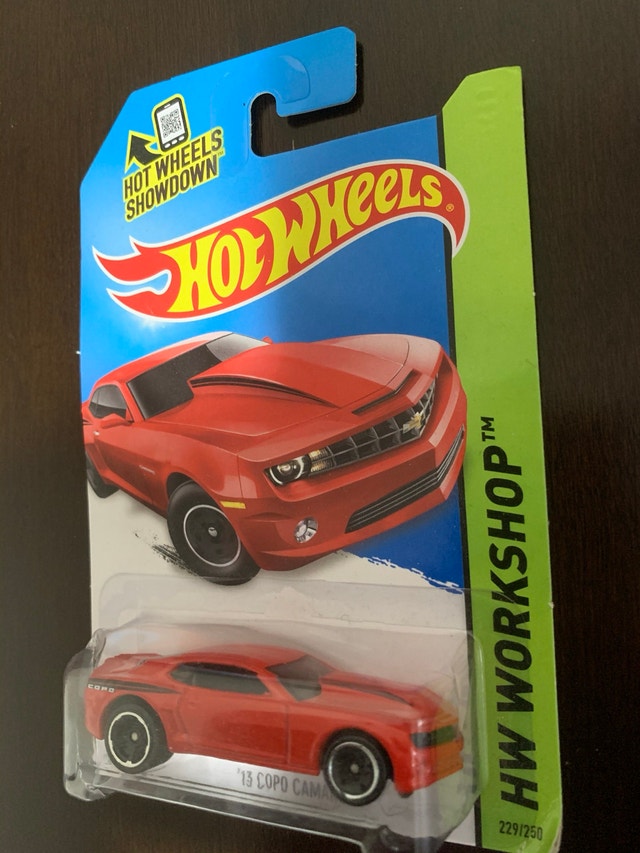 Hot Wheels 13 COPO Camaro Red HW Workshop New for 2014
