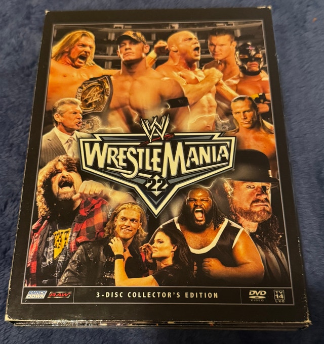 WWE Wrestlemania 22 DVD 3-Disc Set