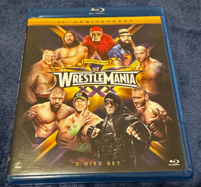WWE: Wrestlemania XXX 30th Anniversary (Blu-ray, 2014)