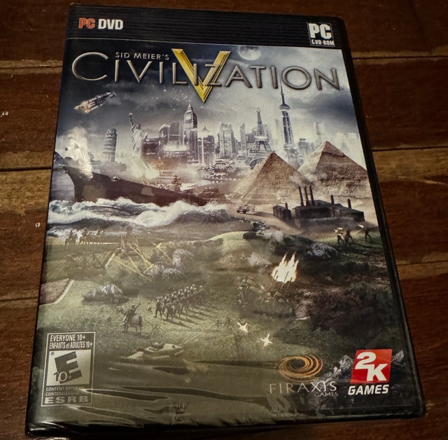NEW SEALED - Sid Meir's Civilization V - PC Game