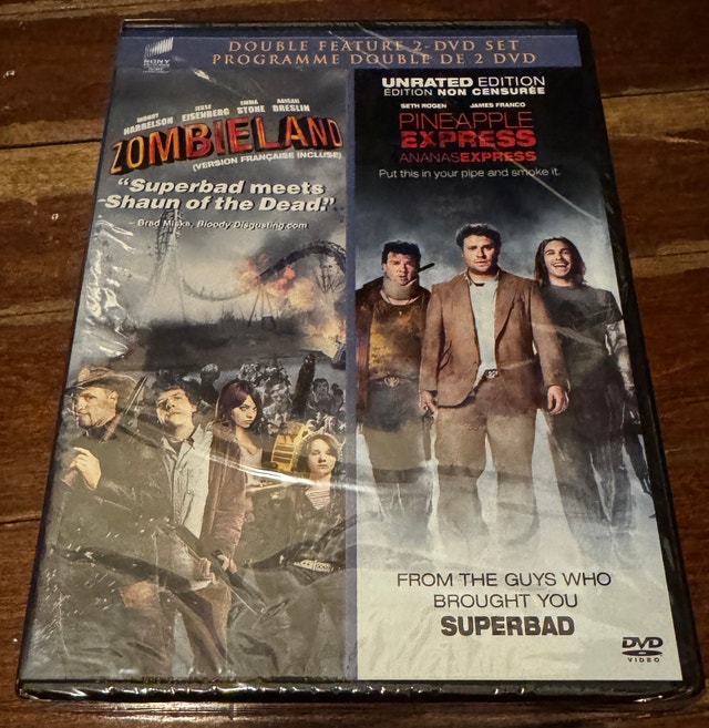 NEW Zombieland & Pineapple Express DVD Combo Sealed