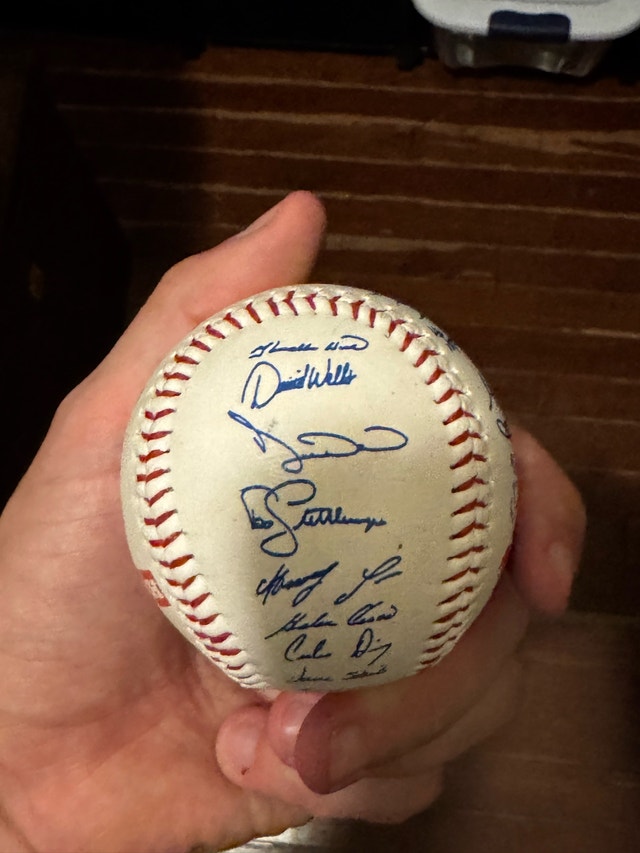 Toronto blue jays signature baseball - photo 3