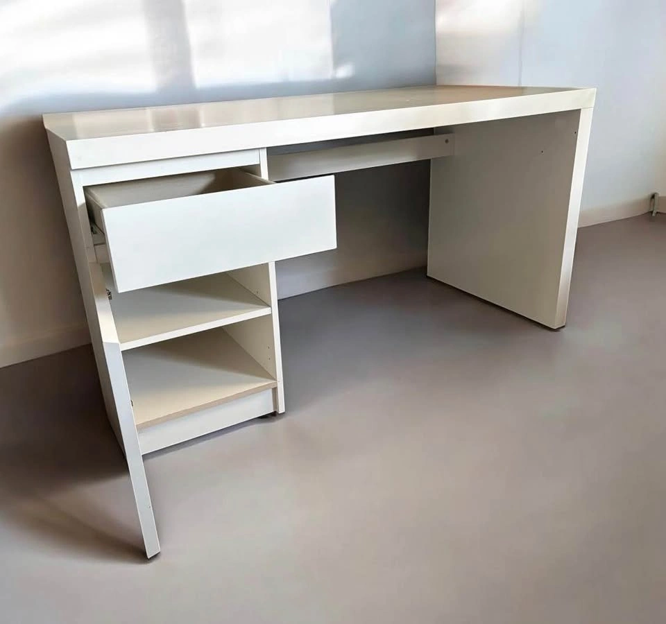 IKEA Malm Desk with Storage - photo 3