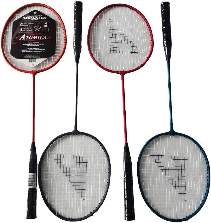 Brand new 4 set of badminton rackets with 4 shuttlecocks - photo 2