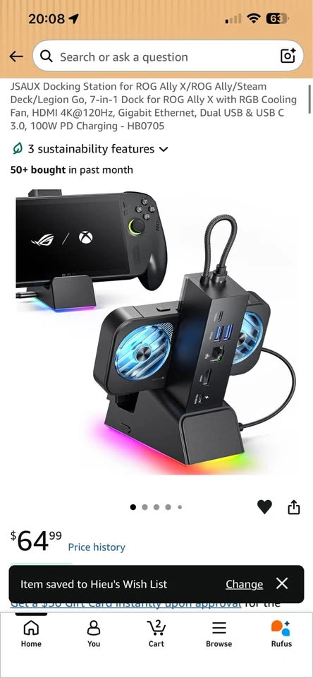 JSAUX 7-in-1 Docking Station & Spigen Thin Fit Pro Case - photo 4