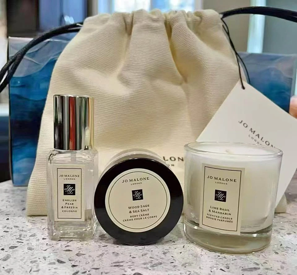 Jo Malone 3-Piece Gift Set | Mini Perfume + Body Cream + Candle