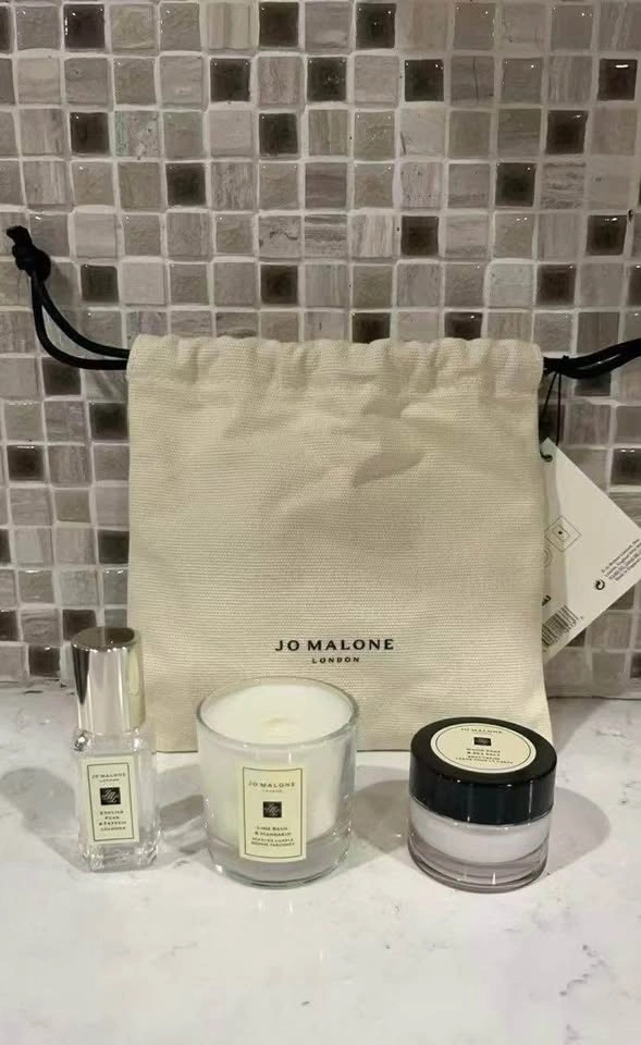 Jo Malone 3-Piece Gift Set | Mini Perfume + Body Cream + Candle - photo 3
