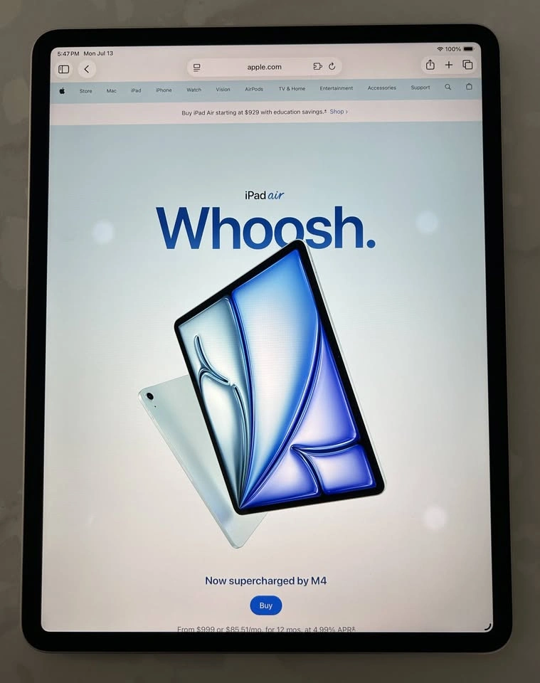 Apple iPad Air M4 13 inch WiFi (Starlight) - photo 3