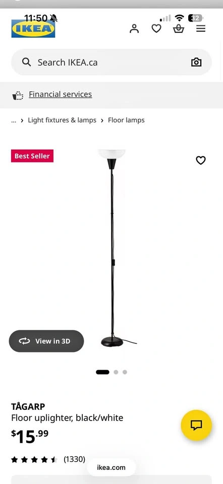IKEA FLOOR LAMP