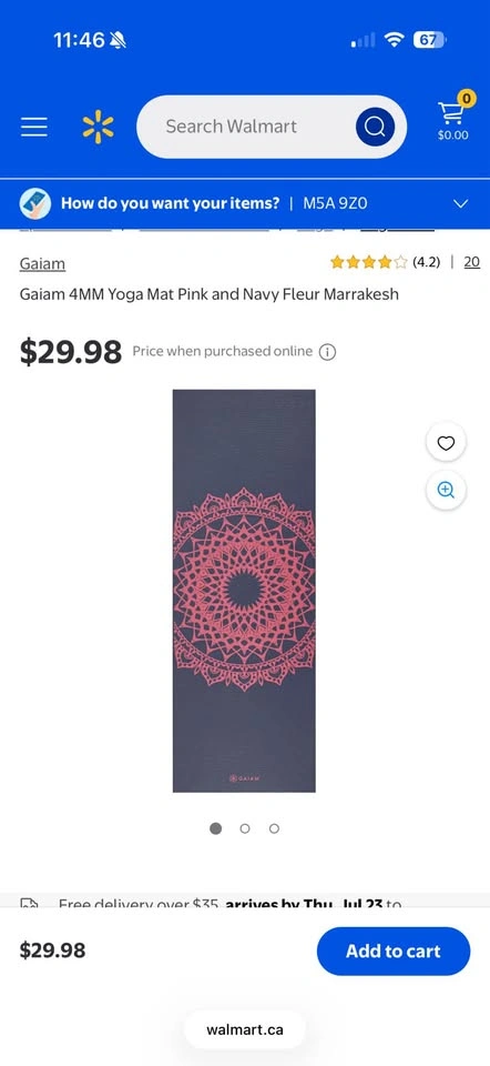 Gaiam Yoga Mat - photo 2