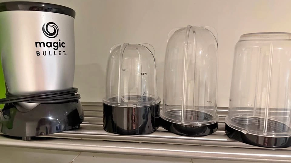 Magic bullet blender with multiple attachments