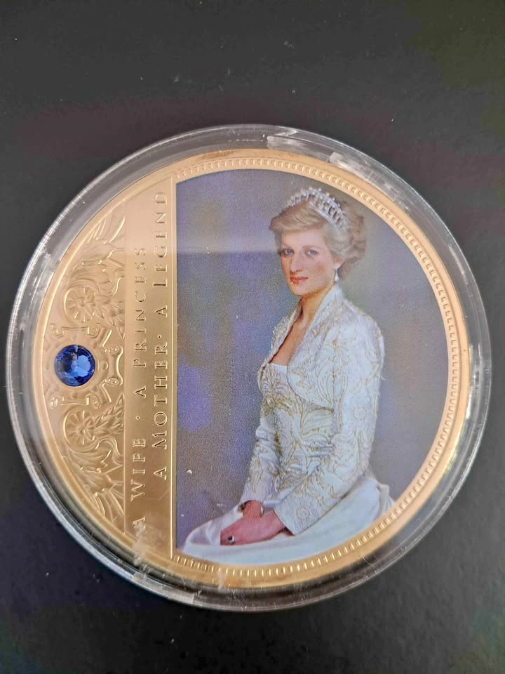 Princess Diana Gold Plated Collectible Medal