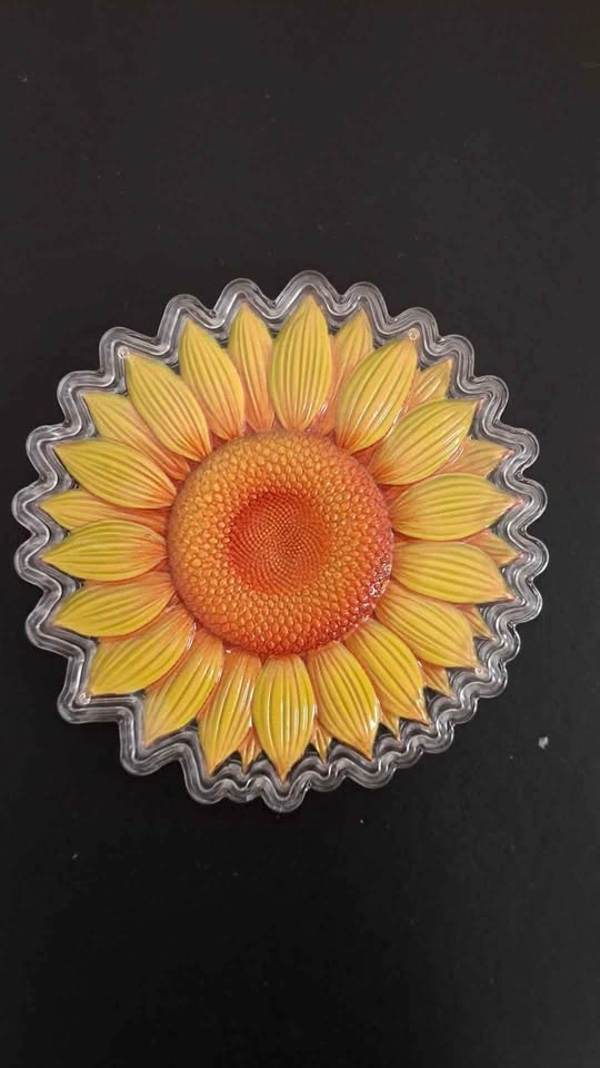 2026 10oz .999 Collectible Copper Sunflower High Relief