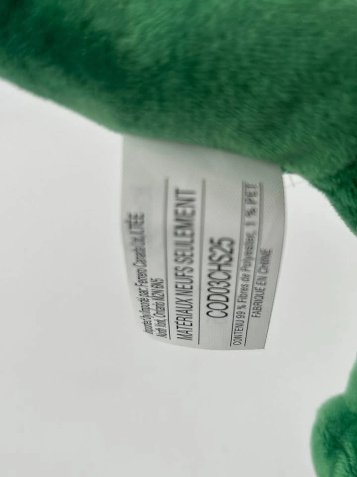 Kinder Surprise Green Dragon Plush – Orange Wings – 9” Stuffed T - photo 2