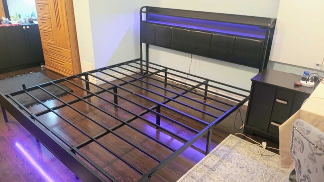 Barely used King Size Bed- Few months old