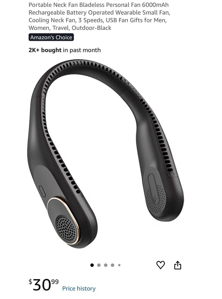 Portable Neck Fan - photo 2