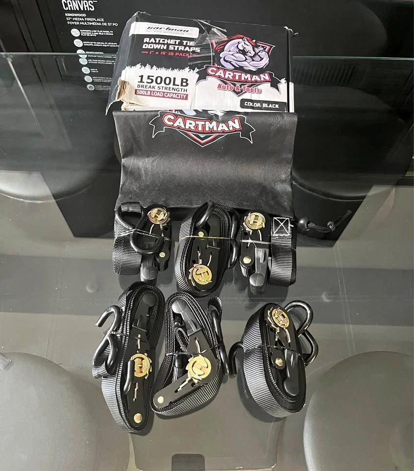 Ratchet tie down straps