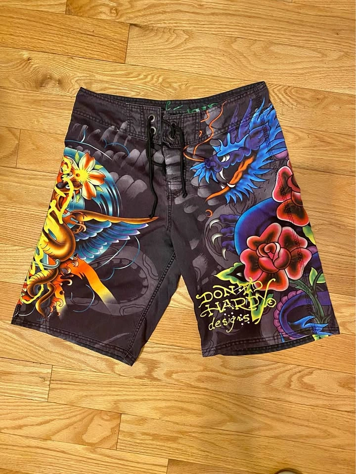 Don Ed Hardy Swim Shorts