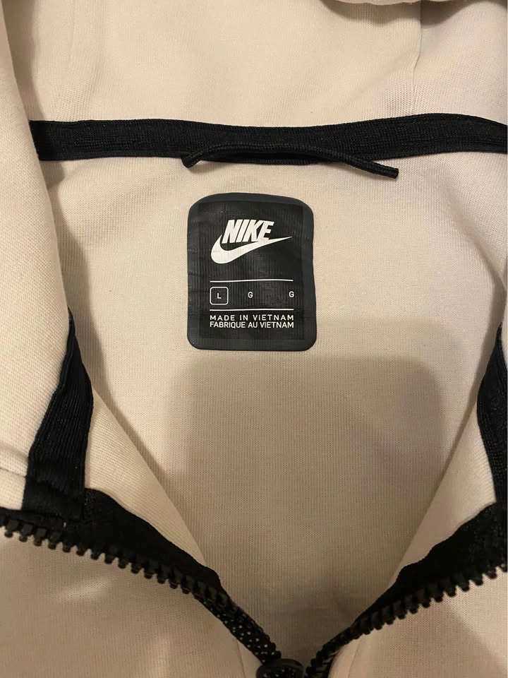 Nike Tech Fleece Full-Zip Hoodie - Cream - photo 2