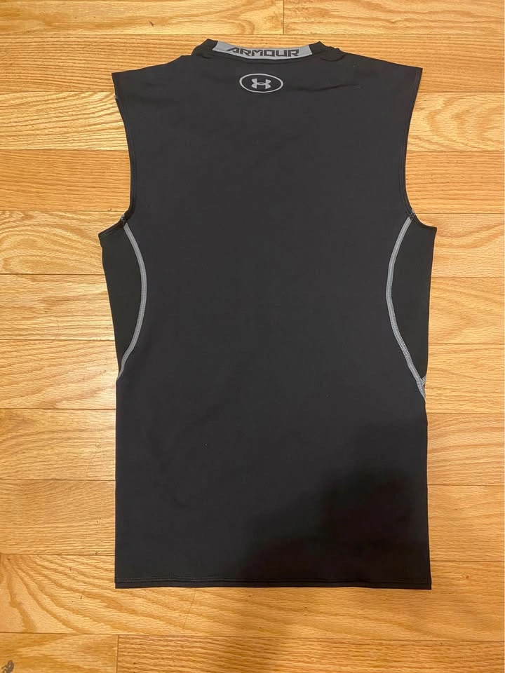 New black Under Armour HeatGear Compression Tank - photo 2