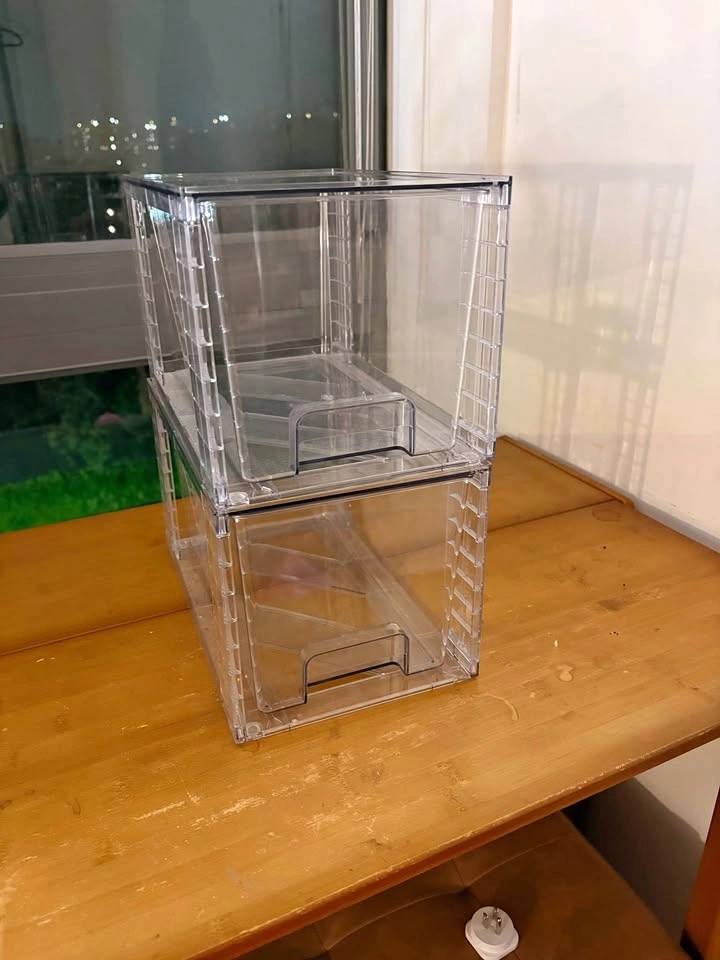 Large stackable storage drawers