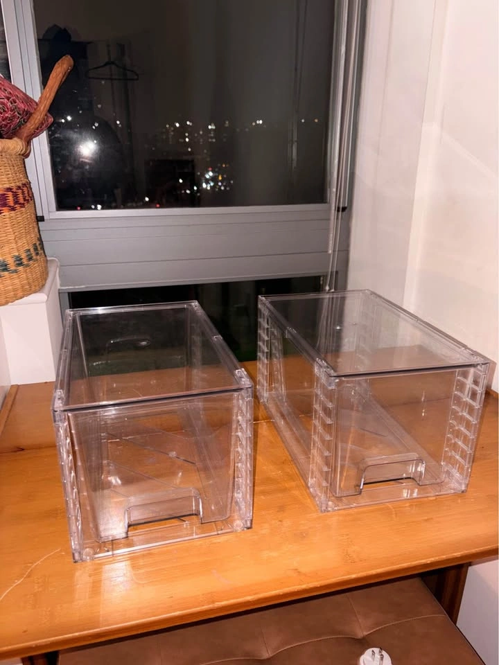 Large stackable storage drawers - photo 2
